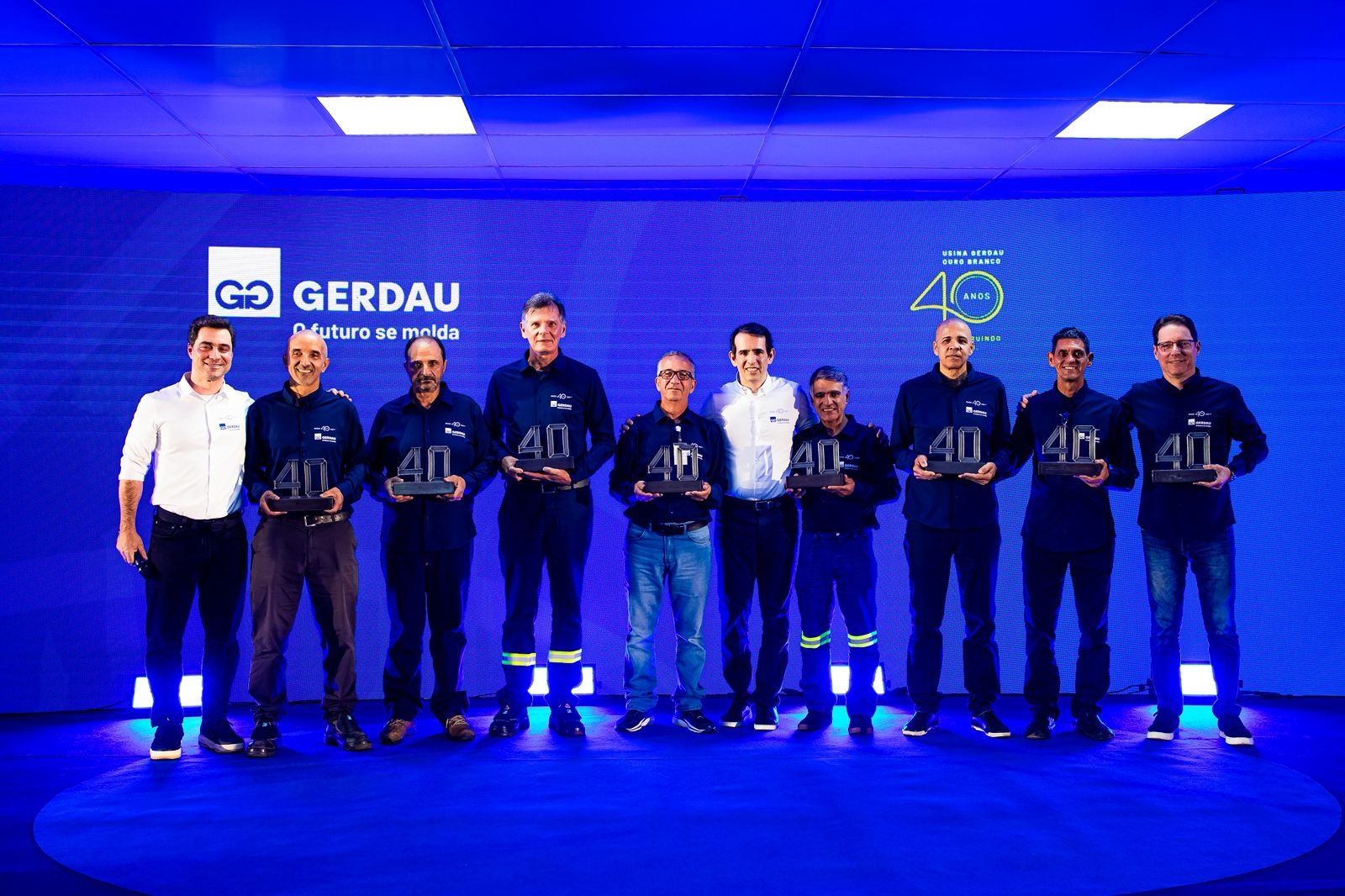 Gerdau celebra 40 anos da Usina de Ouro Branco e anuncia projeto social no município